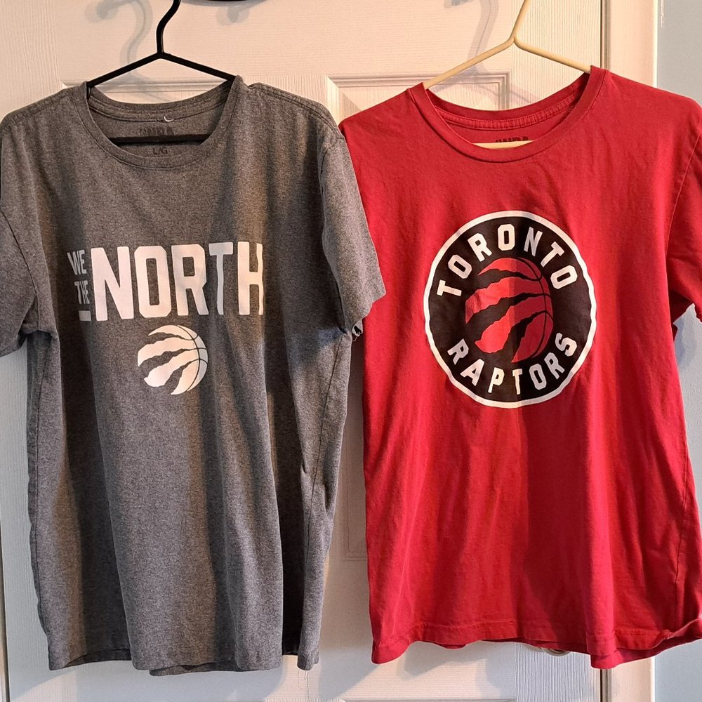 Two Raptors Shirts- Unisex Large